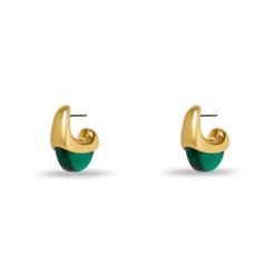 MAY EMERALD BIRTHSTONE DOME DROP