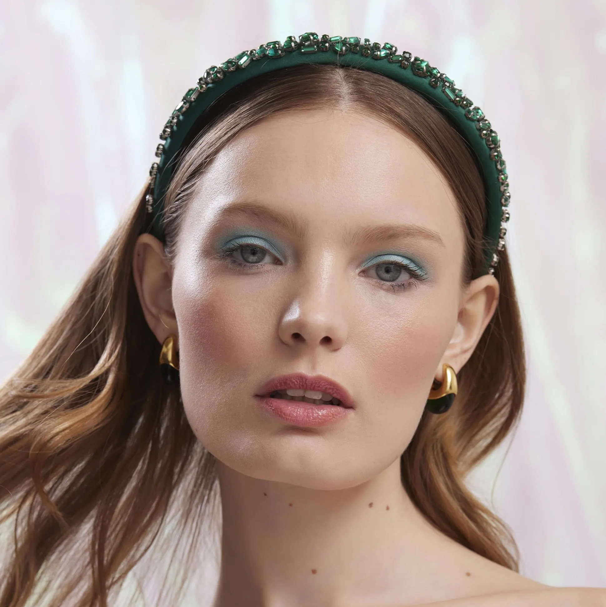 MAY EMERALD GIGI JEWELED BIRTHSTONE HEADBAND