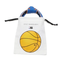 MIAMI HEAT LELE SADOUGHI / NBA IVORY EMBELLISHED KNOTTED HEADBAND