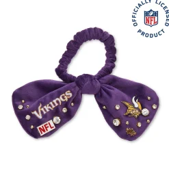 MINNESOTA VIKINGS LELE SADOUGHI X NFL PURPLE BOW SCRUNCHIE