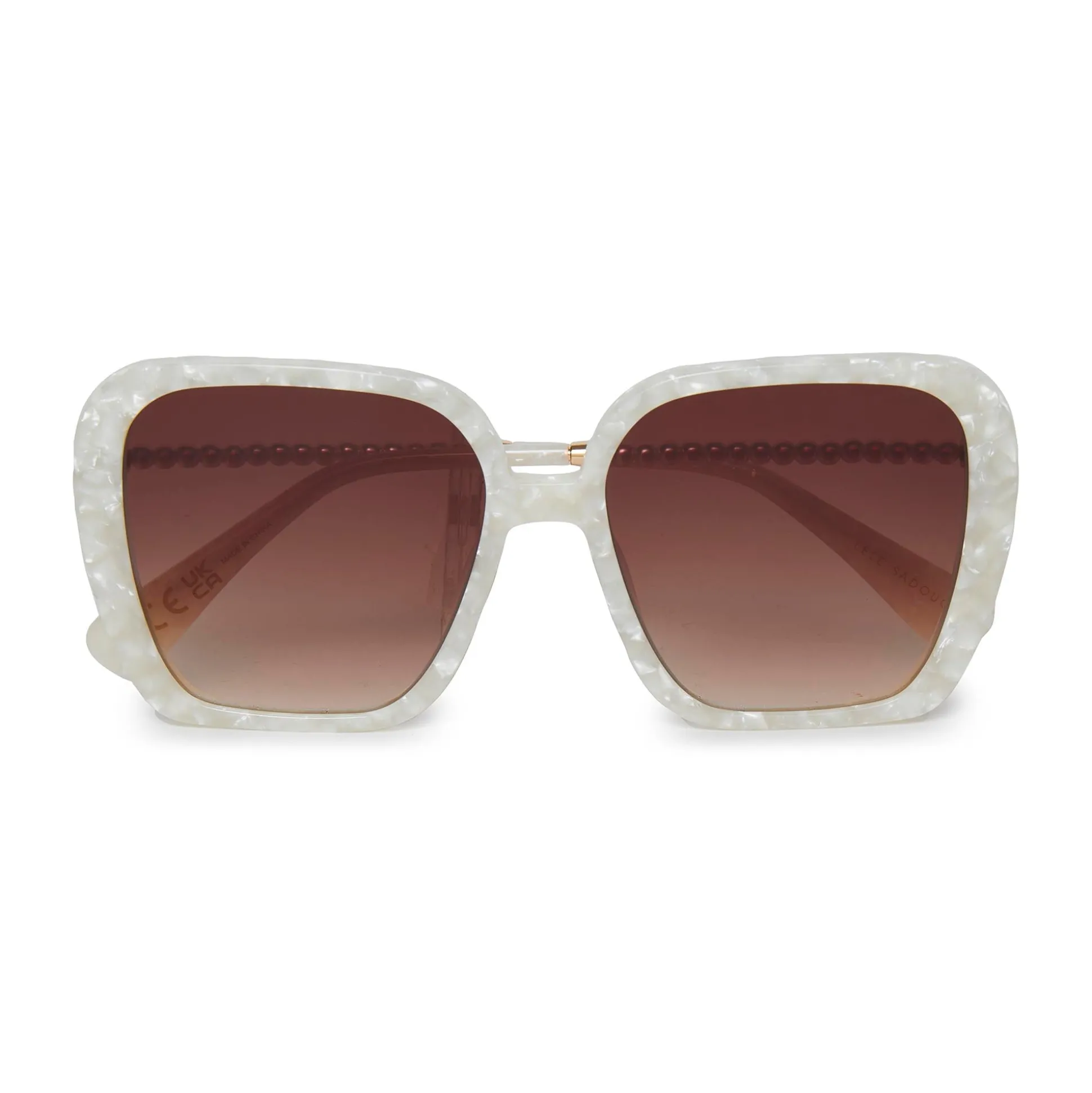 MOTHER OF PEARL ATHENS OVERSIZED SUNGLASSES