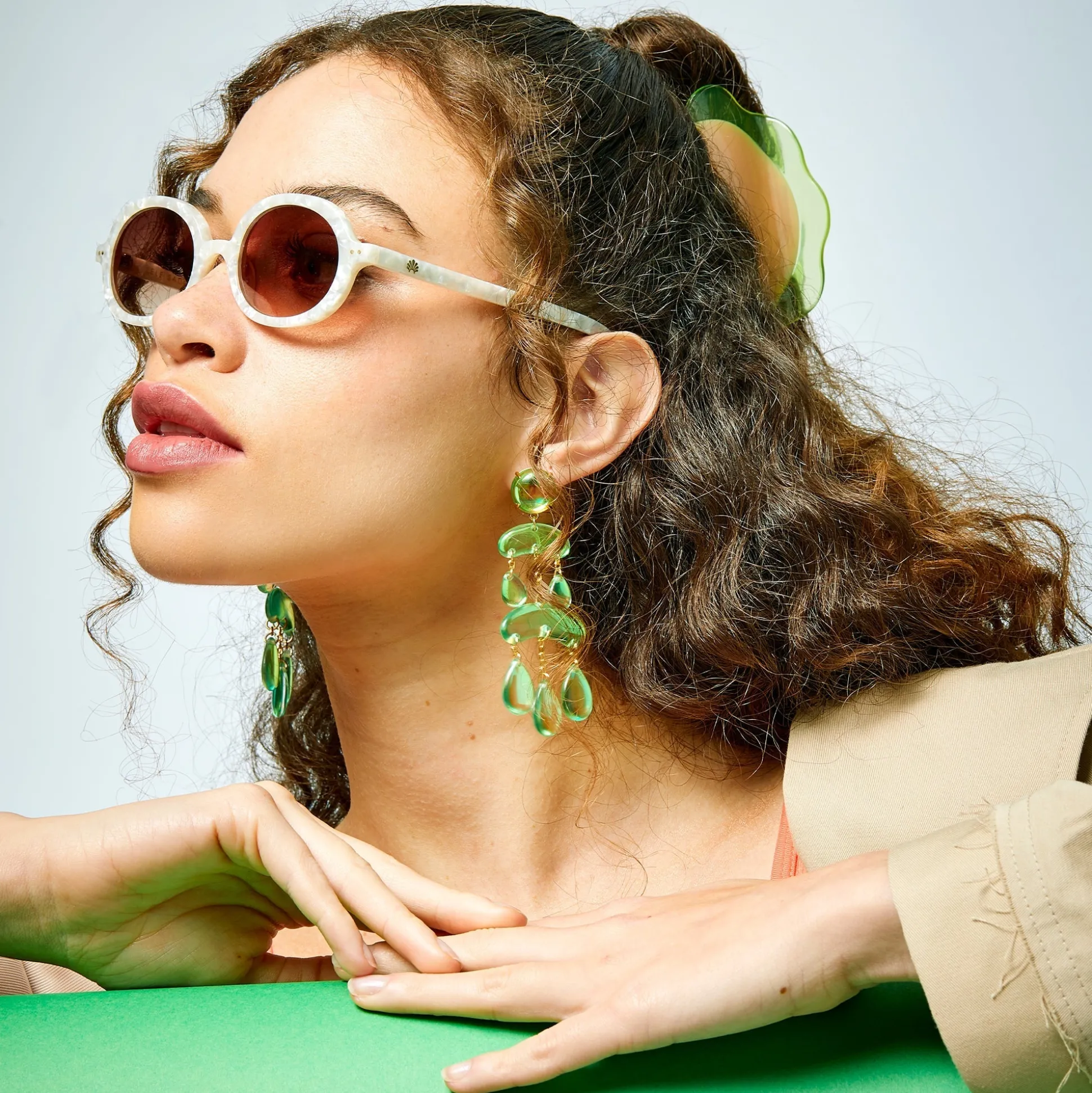 MOTHER OF PEARL AUSTIN SUNGLASSES