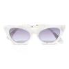 MOTHER OF PEARL DOWNTOWN CAT-EYE SUNGLASSES