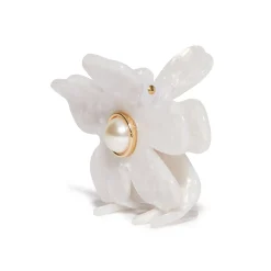 MOTHER OF PEARL LILY CLAW CLIP