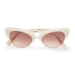 MOTHER OF PEARL NASHVILLE CAT-EYE SUNGLASSES