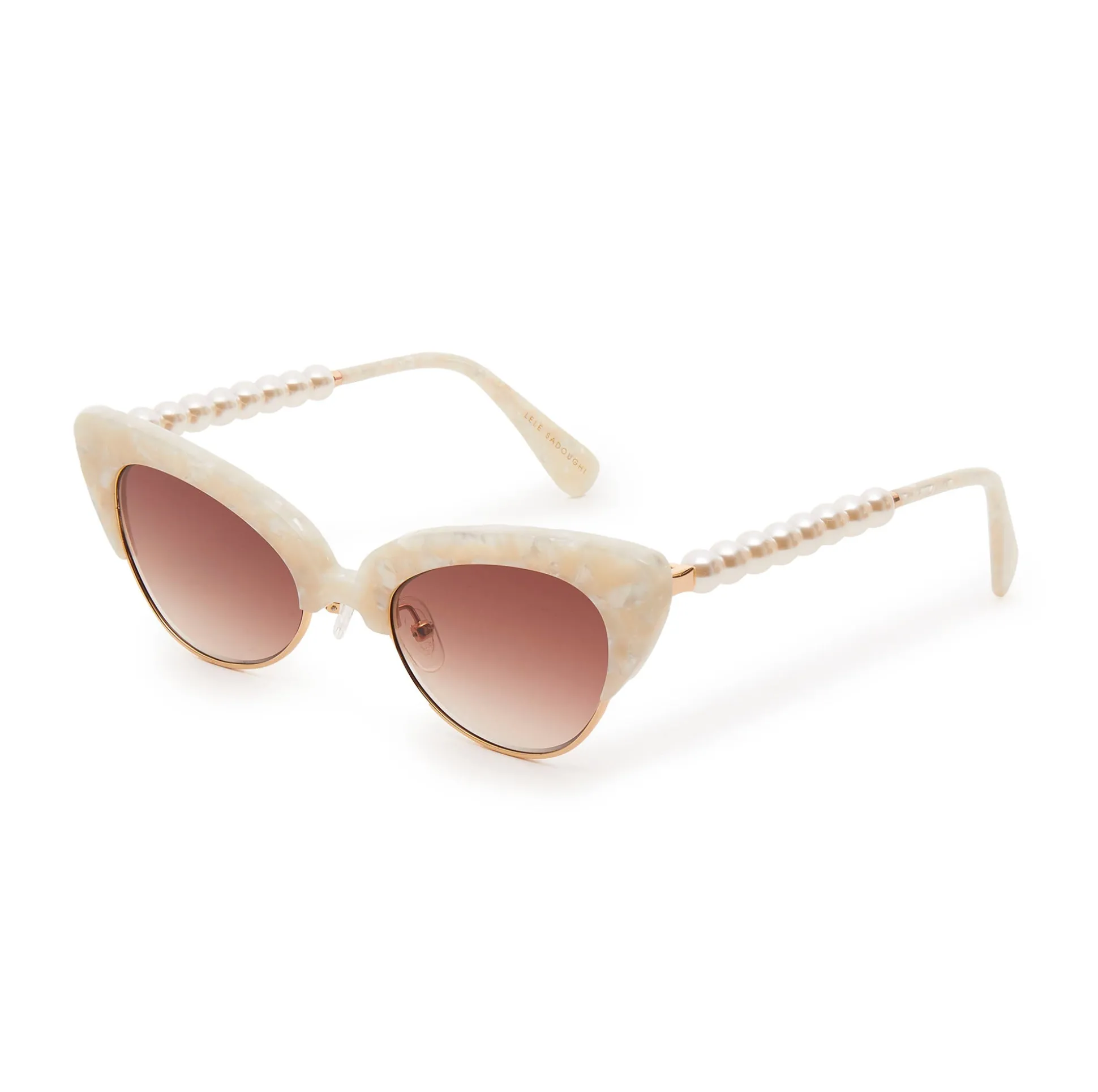 MOTHER OF PEARL NASHVILLE CAT-EYE SUNGLASSES
