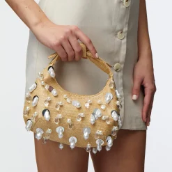 NATURAL CLEMENTINE CRESCENT BAG