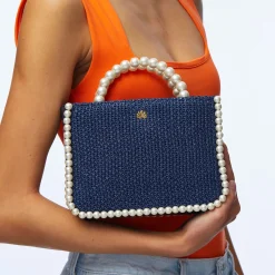 NAVY MAYA MINI TOTE