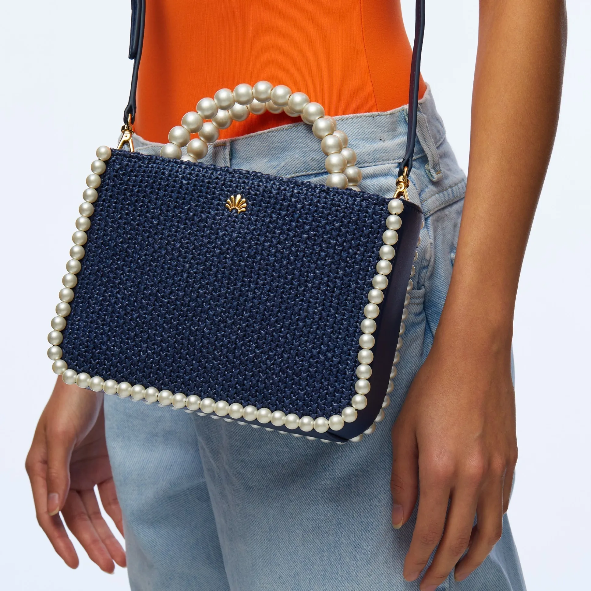 NAVY MAYA MINI TOTE