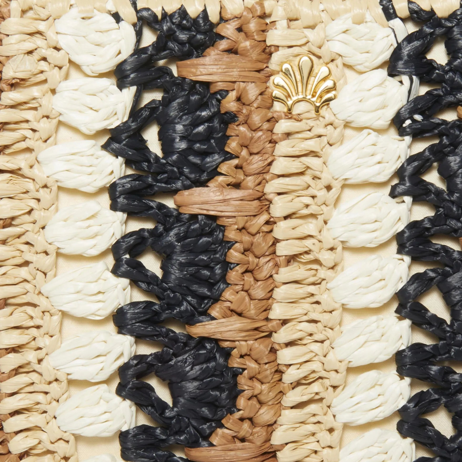 NEUTRAL NIGHT MAYA RAFFIA MINI TOTE