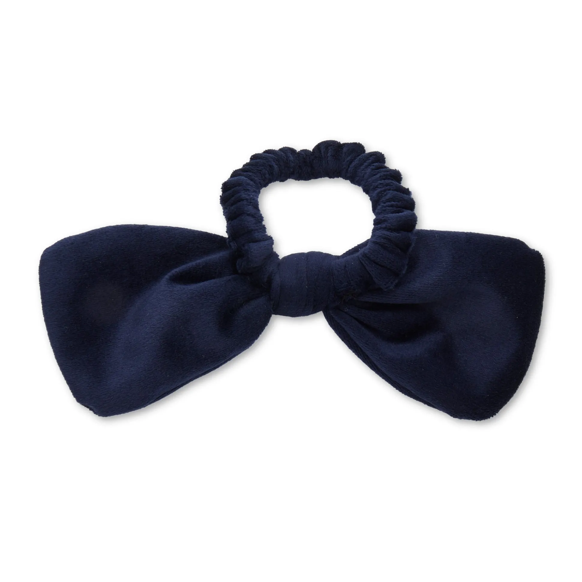 NEW ENGLAND PATRIOTS LELE SADOUGHI X NFL NAVY BOW SCRUNCHIE