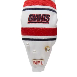 NEW YORK GIANTS LELE SADOUGHI X NFL IVORY EMBELLISHED KNOTTED HEADBAND