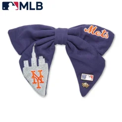 NEW YORK METS LELE SADOUGHI / MLB NAVY BOW BARRETTE