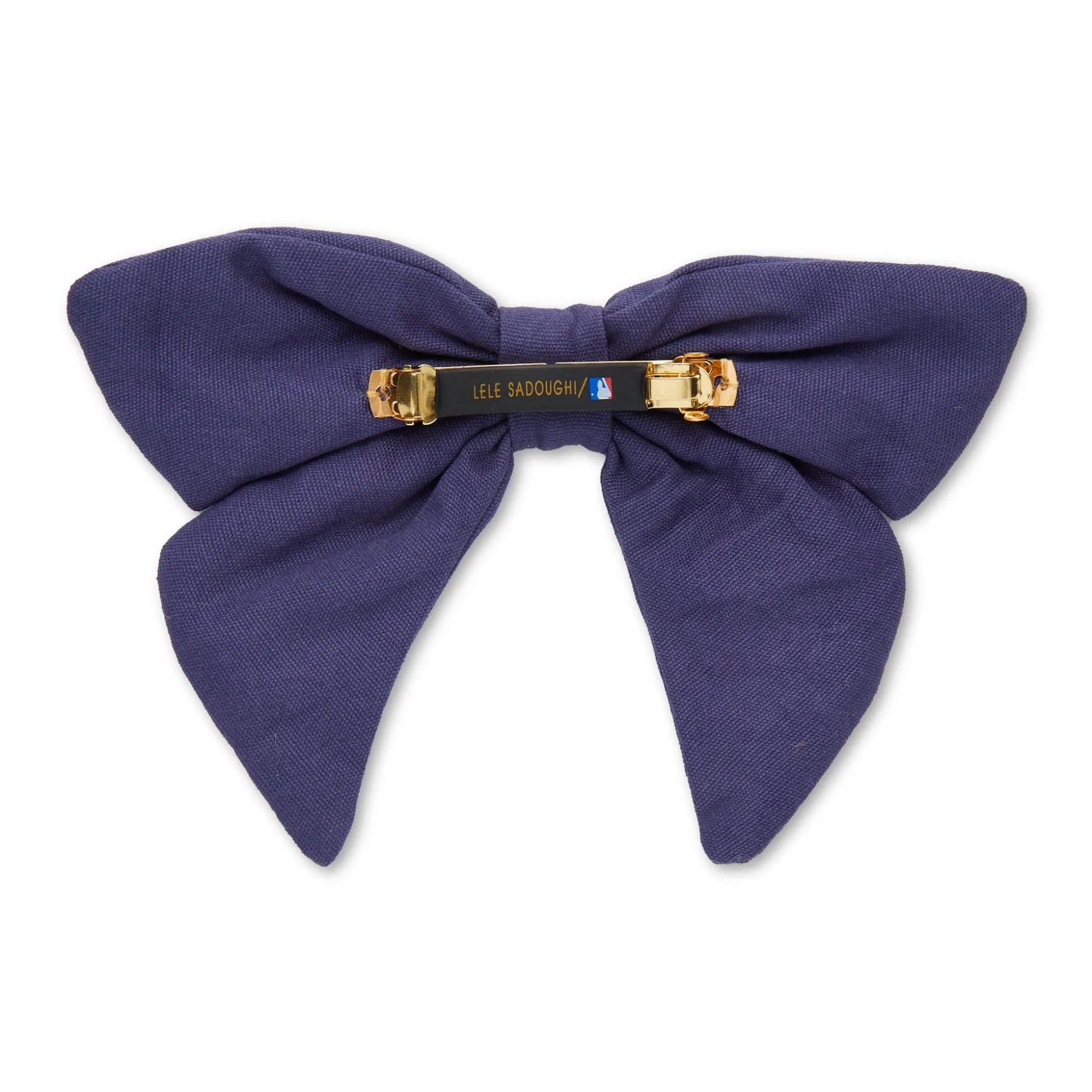 NEW YORK METS LELE SADOUGHI / MLB NAVY BOW BARRETTE