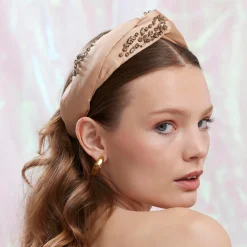 NOVEMBER TOPAZ MARLENE JEWELED BIRTHSTONE HEADBAND
