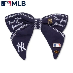 NY YANKEES LELE SADOUGHI / MLB NAVY BOW BARRETTE