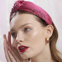 OCTOBER PINK TOURMALINE MARLENE JEWELED BIRTHSTONE HEADBAND