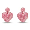 PASSIONFRUIT PINK LILLY PULITZER x LELE HEART DROP EARRINGS