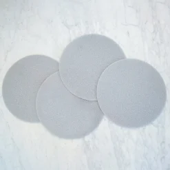 PASTEL GLITTER LUNA ROUND SET OF 4 PLACEMATS