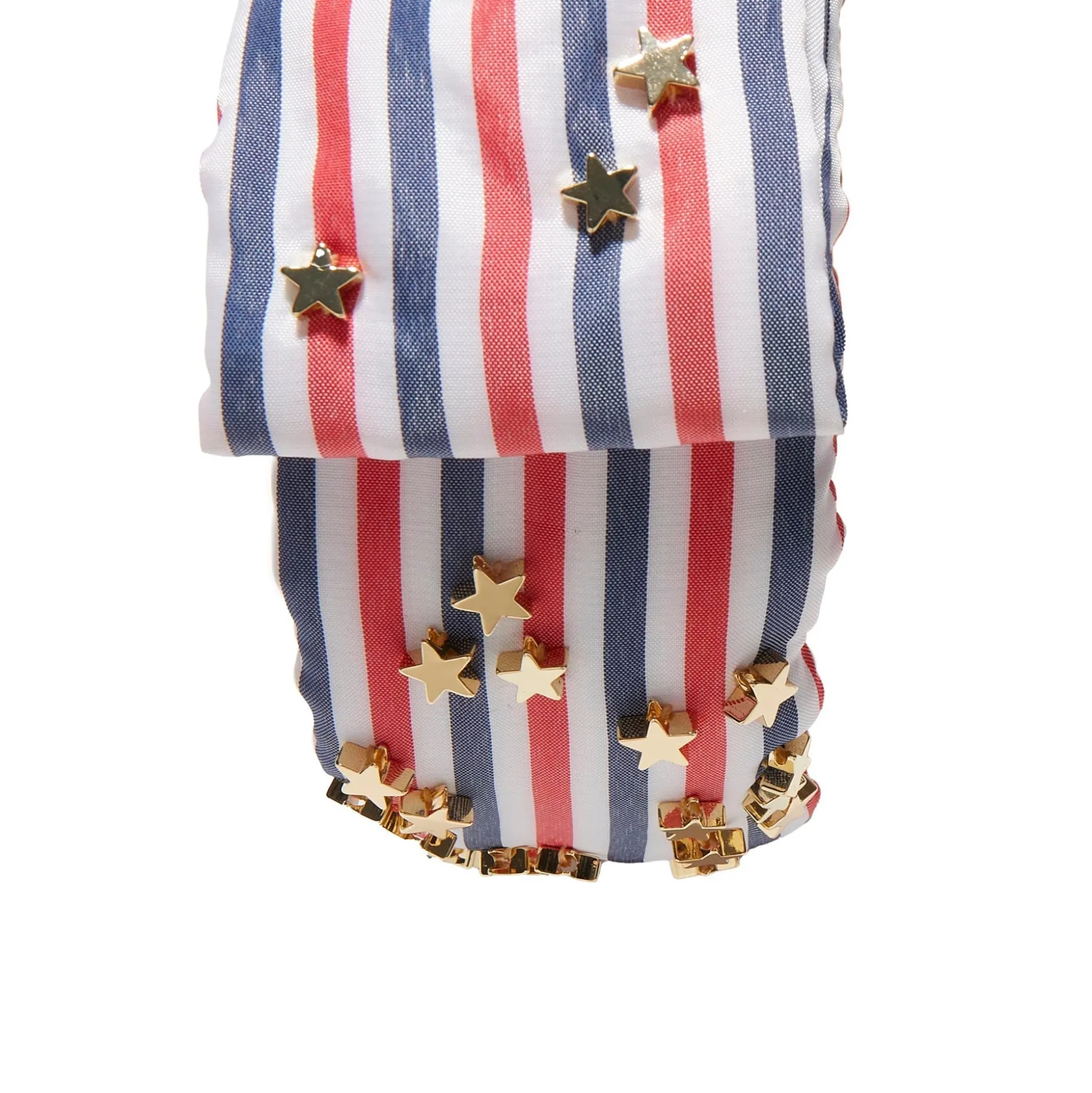 PATRIOTIC STRIPE HOLLY STRIPED EMBELLISHED HEADBAND