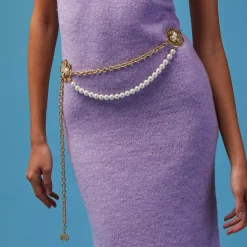 PEARL DAISY CHAIN BELT