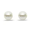 PEARL DOME BUTTON EARRINGS