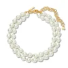 PEARL JACKIE DOUBLE ROW NECKLACE