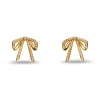 PEARL MINI BOW STUD EARRINGS