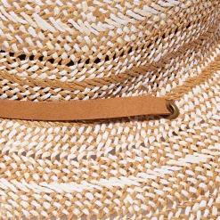 PECAN STRAW WOVEN HAT
