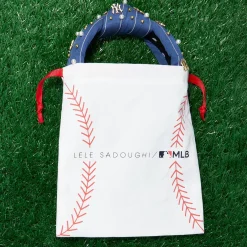 PHILADELPHIA PHILLIES LELE SADOUGHI / MLB RED EMBELLISHED KNOTTED HEADBAND
