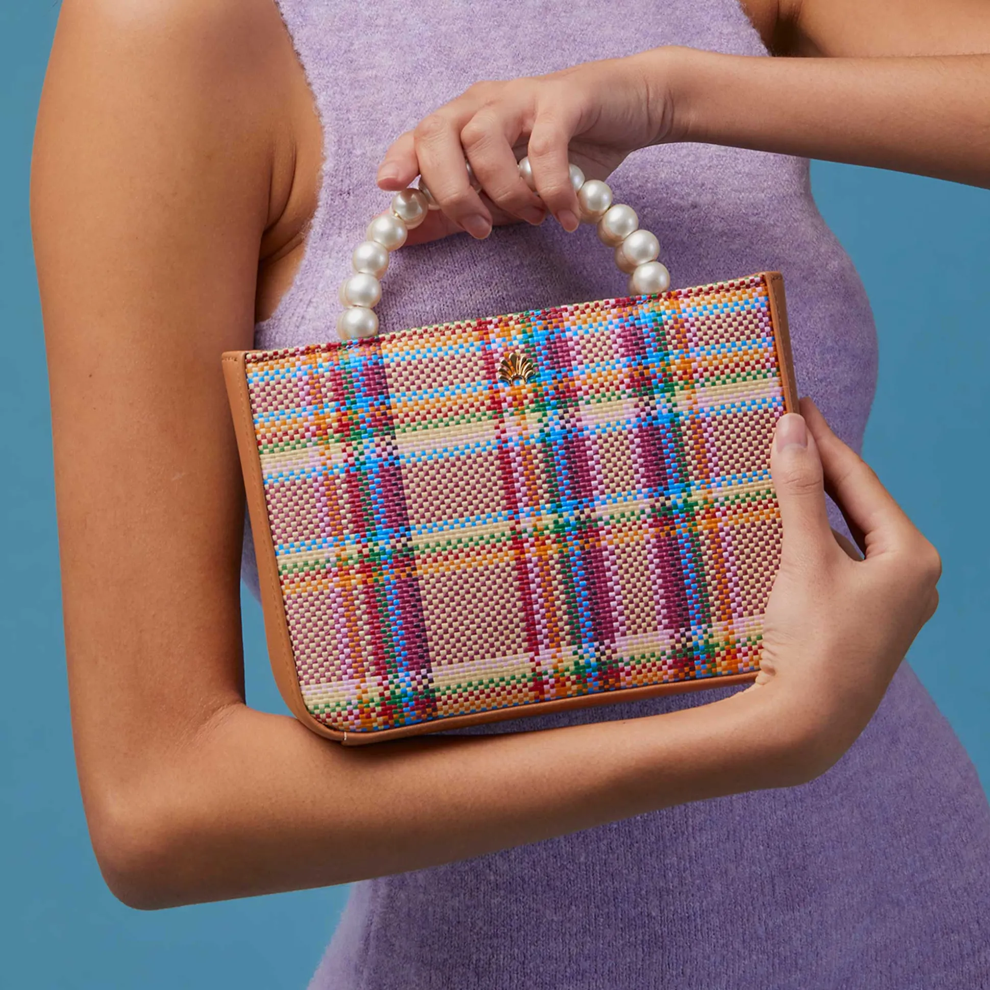 PICNIC PLAID MAYA MINI TOTE