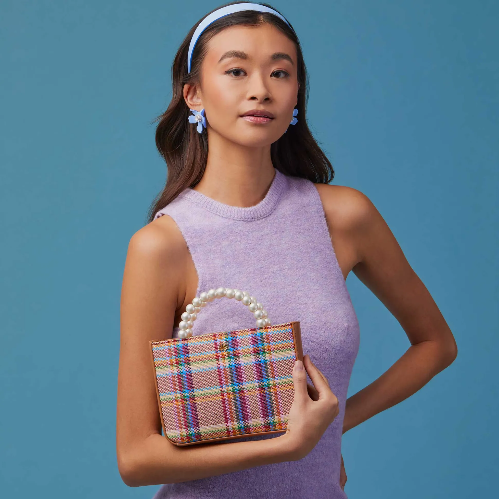 PICNIC PLAID MAYA MINI TOTE