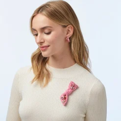 PINK EMBELLISHED AWARENESS RIBBON