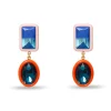 PINK FIRE DUO DROP EARRINGS