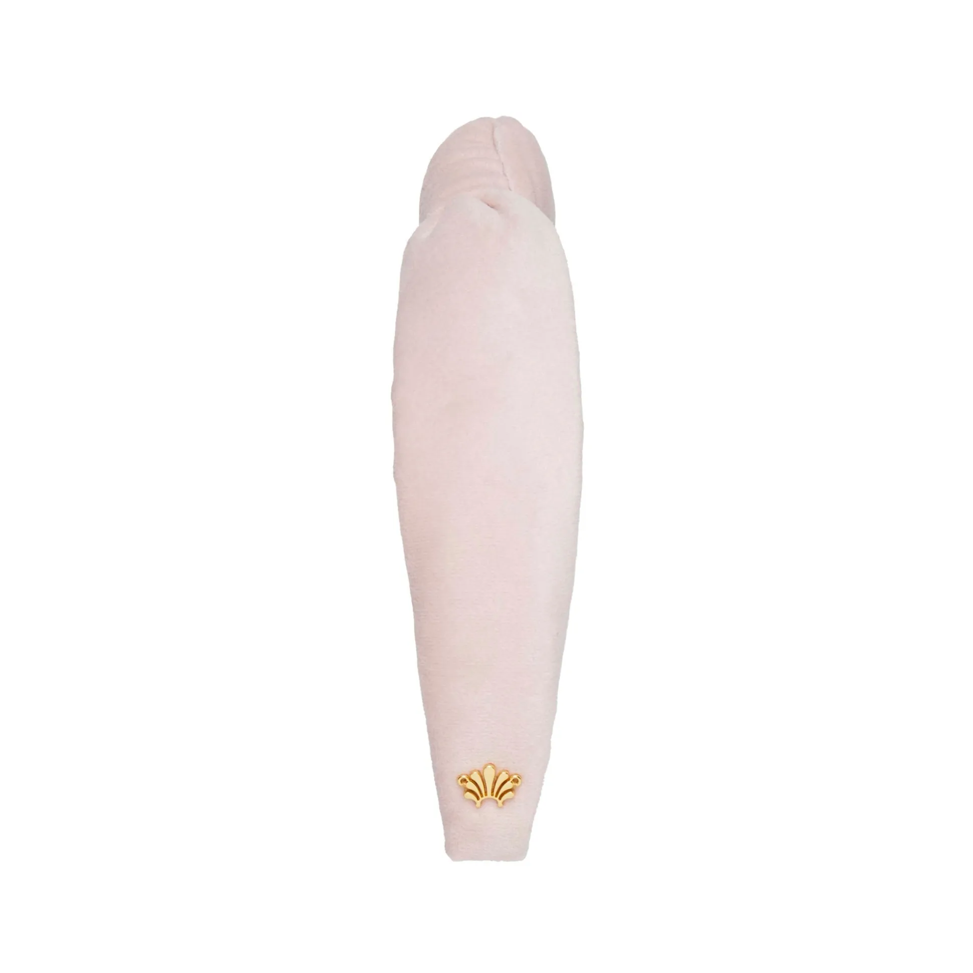 PINK KIDS VELVET KNOTTED HEADBAND