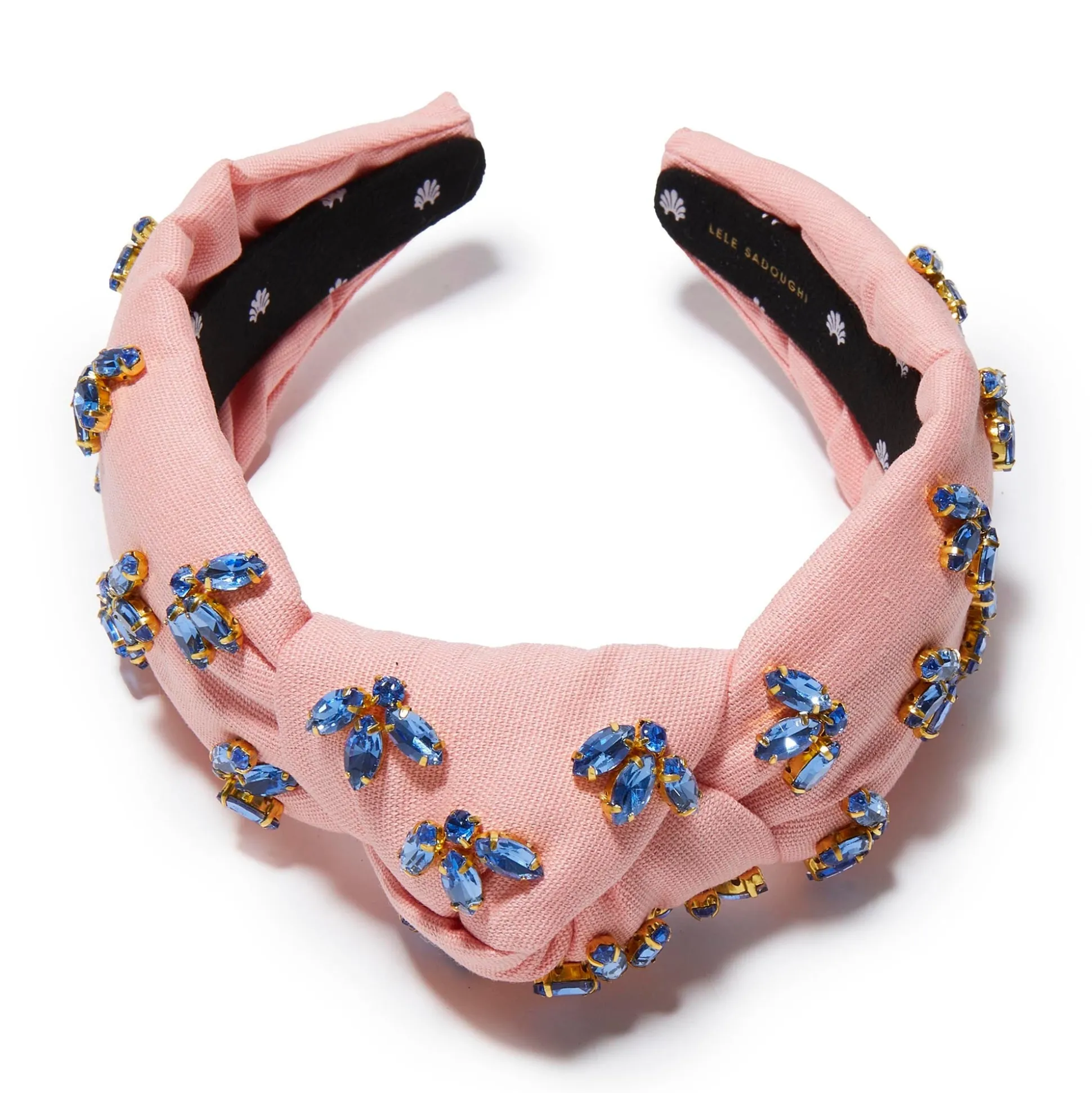 PINK LEMONADE KNOTTED VINE EMBELLISHED HEADBAND