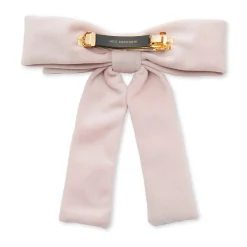 PINK VELVET ANTOINETTE BOW BARRETTE