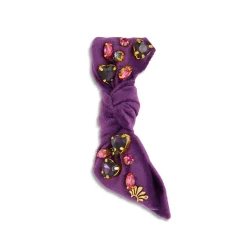 PURPLE EMBELLISHED AWARENESS RIBBON