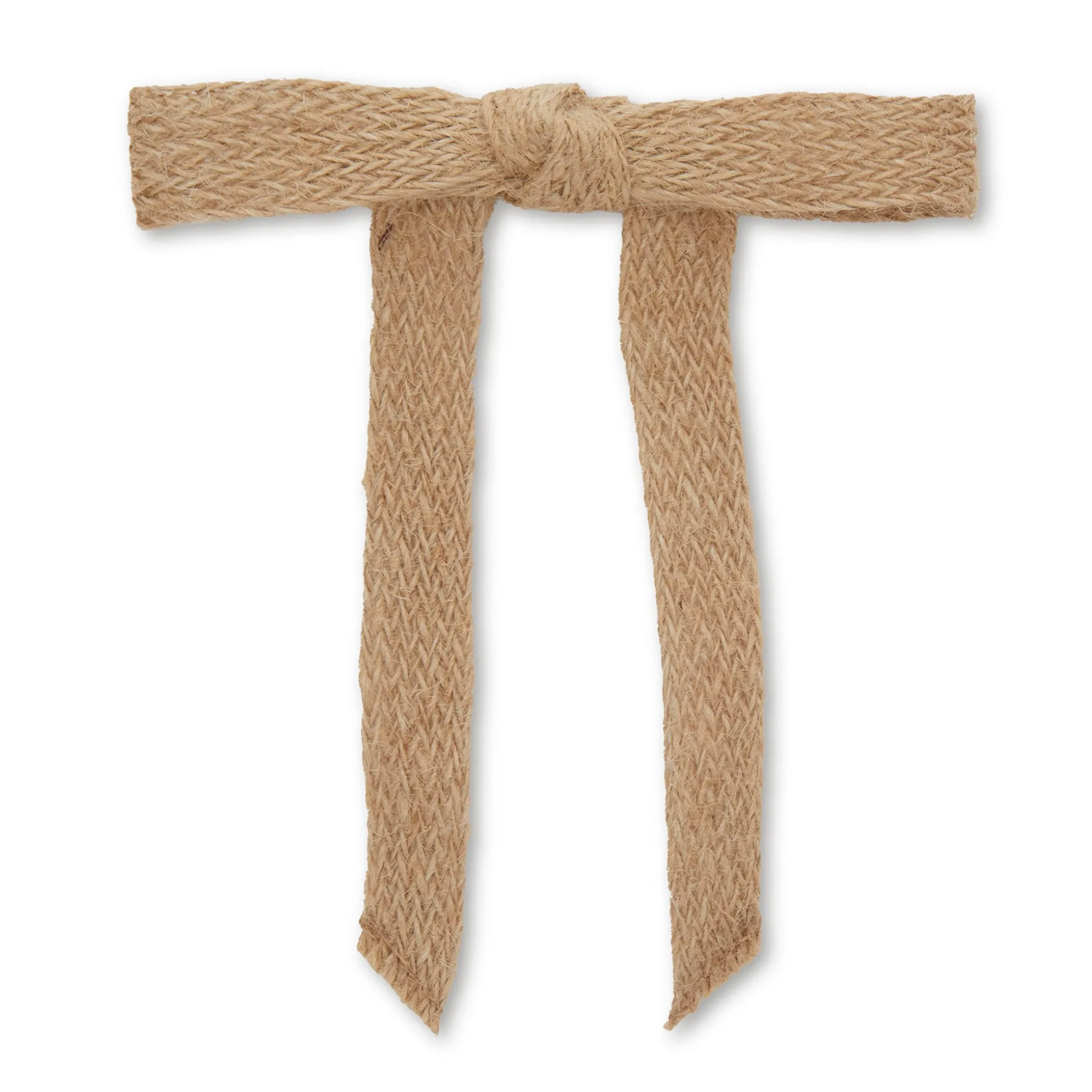RAFFIA BARDOT BOW BARRETTE
