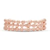 ROSÉ DIANA TRIPLE ROW PEARL NECKLACE
