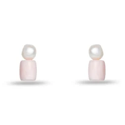 ROSÉ PEBBLE STUD EARRINGS