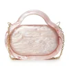 ROSE PILL BOX ACETATE BAG
