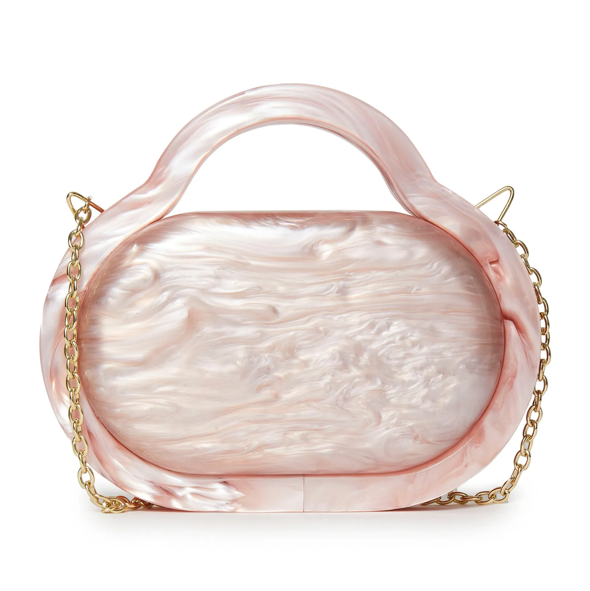 ROSE PILL BOX ACETATE BAG