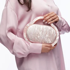ROSE PILL BOX ACETATE BAG