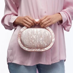 ROSE PILL BOX ACETATE BAG