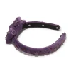 ROYAL PURPLE EXCLUSIVE SLIM HOLLY CRYSTAL HEADBAND