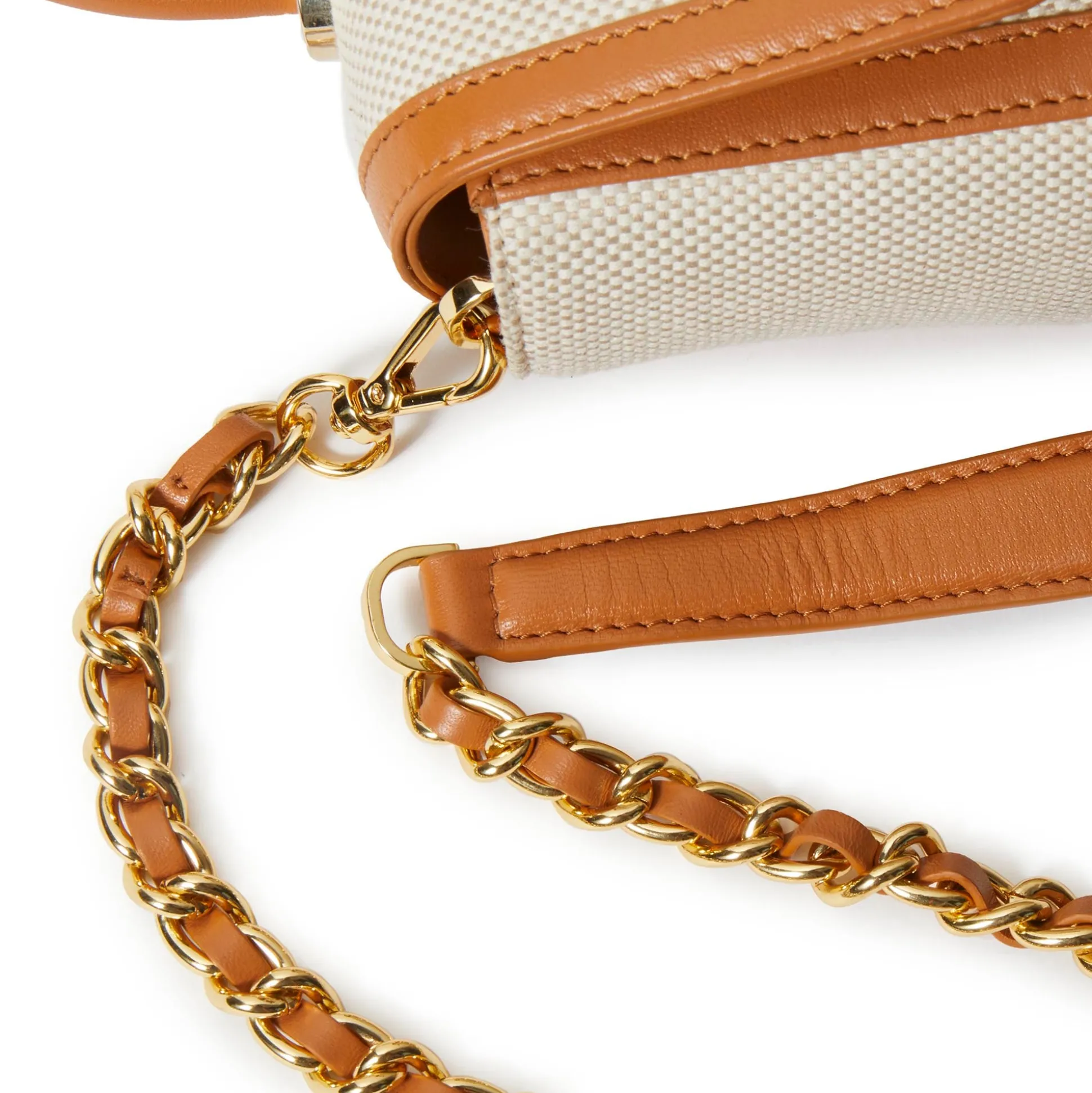 SADDLE BROWN TABITHA TOP HANDLE CROSSBODY