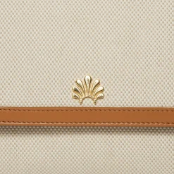 SADDLE BROWN TABITHA TOP HANDLE CROSSBODY