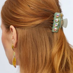 SAGE MINI CRYSTAL CLAW CLIP