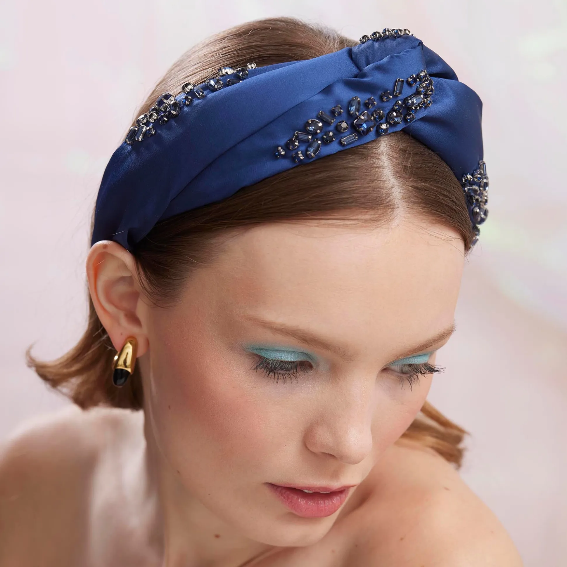 SEPTEMBER SAPPHIRE MARLENE JEWELED BIRTHSTONE HEADBAND
